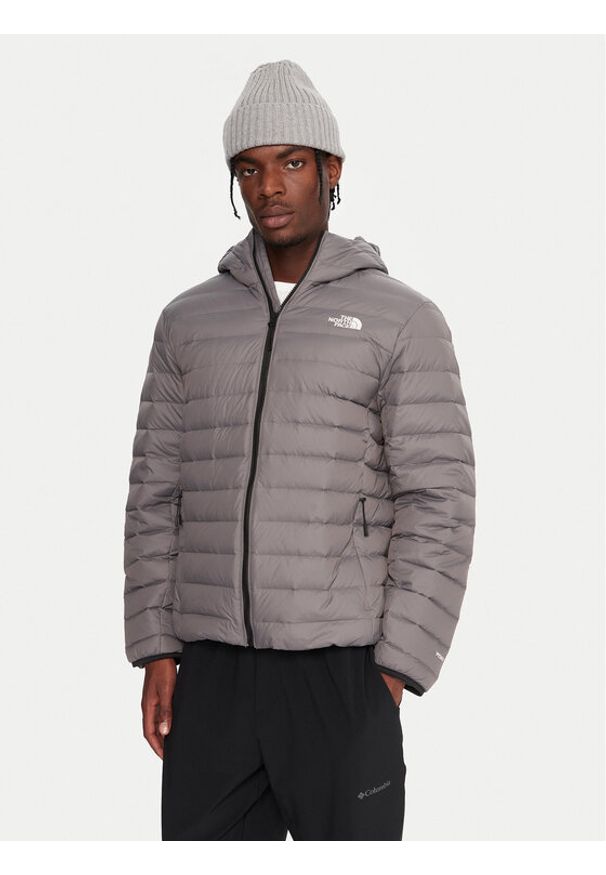 The North Face Kurtka puchowa Classic NF0A8D1T Szary Regular Fit. Kolor: szary. Materiał: syntetyk