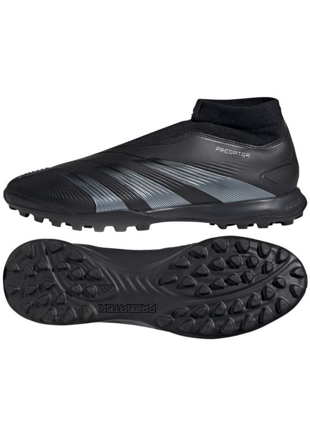 Adidas - Buty adidas Predator League Ll Tf M IG7716 czarne. Kolor: czarny. Materiał: materiał, syntetyk, guma. Szerokość cholewki: normalna