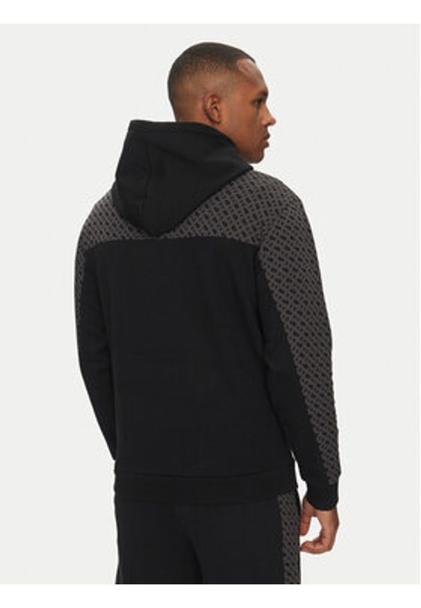 BOSS Bluza Luke 50540534 Czarny Regular Fit. Kolor: czarny. Materiał: bawełna