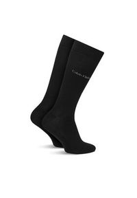 Calvin Klein Skarpety długie 701235979 Czarny. Kolor: czarny. Materiał: materiał, bawełna #4