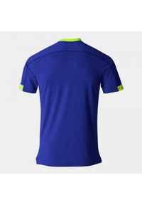 Koszulka tenisowa męska z krótkim rękawem Joma Smash Short Sleeve. Kolor: niebieski, żółty, wielokolorowy. Długość rękawa: krótki rękaw. Długość: krótkie. Sport: tenis