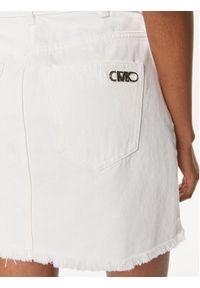 MICHAEL Michael Kors Spódnica jeansowa MS470CO80V Biały Slim Fit. Kolor: biały. Materiał: bawełna #2