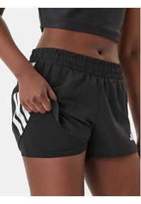 Adidas - adidas Szorty sportowe Pacer Workout Woven 2in1 KD9742 Czarny Regular Fit. Kolor: czarny. Materiał: syntetyk #5