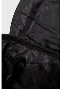 Fila plecak damski kolor czarny duży z aplikacją. Kolor: czarny. Wzór: aplikacja
