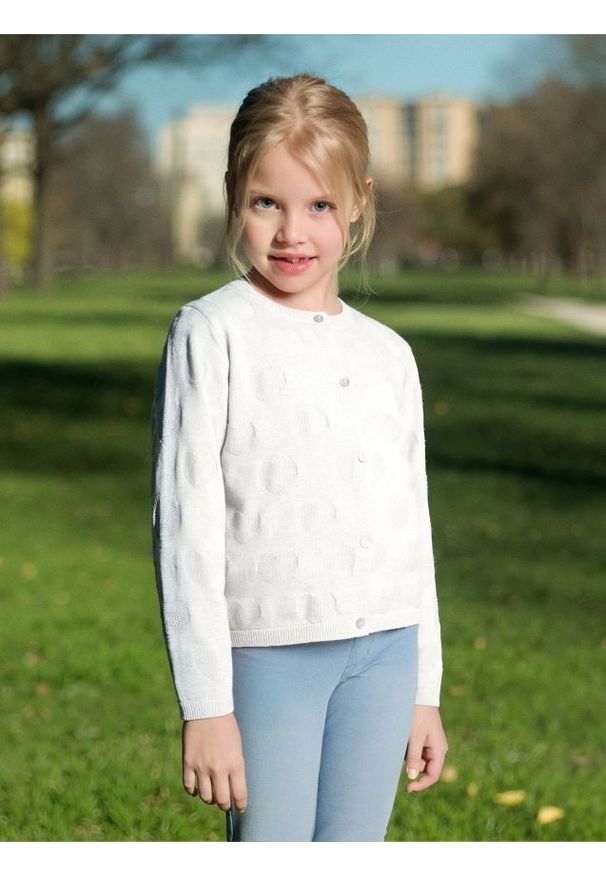 Sinsay - Sweter na guziki - kremowy. Kolor: kremowy