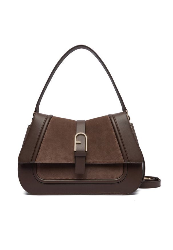 Furla Torebka WB01911 BX2567 CN 4286S 1007 Brązowy. Kolor: brązowy. Materiał: skórzane