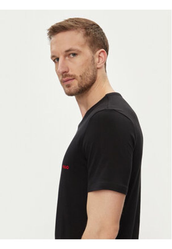 Hugo - HUGO Komplet t-shirtów 50493972 Czarny Regular Fit. Kolor: czarny. Materiał: bawełna
