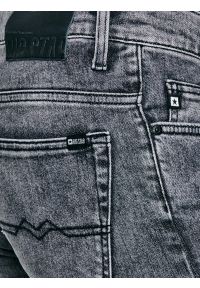Big-Star - Jeansy męskie skinny szare Deric 993. Okazja: na co dzień. Kolor: szary. Styl: casual