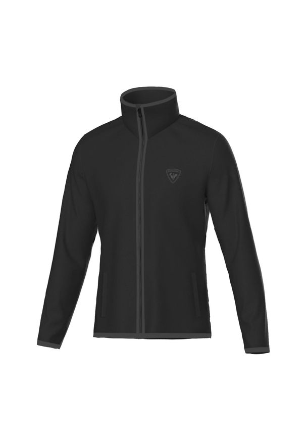 Bluza męska Rossignol Strawpile Fleece Fz. Kolor: czarny. Sezon: zima. Sport: narciarstwo