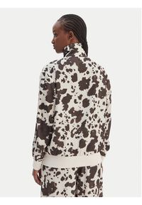 Adidas - adidas Bluza Satin KA2683 Brązowy Loose Fit. Kolor: brązowy. Materiał: syntetyk #3