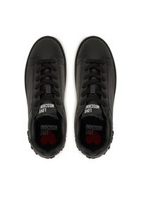 Love Moschino - LOVE MOSCHINO Sneakersy JA15305G0NIAL00A Czarny. Kolor: czarny. Materiał: skóra #3