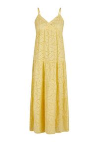 Marc Aurel Sukienka letnia 6820 1020 93201 Żółty Regular Fit. Kolor: żółty. Materiał: bawełna. Sezon: lato #5