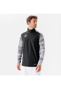 KIPSTA - Bluza piłkarska Kipsta Viralto Wavy Club na krótki suwak. Kolor: czarny, biały, wielokolorowy. Materiał: poliester, materiał, elastan. Długość: krótkie. Sport: piłka nożna