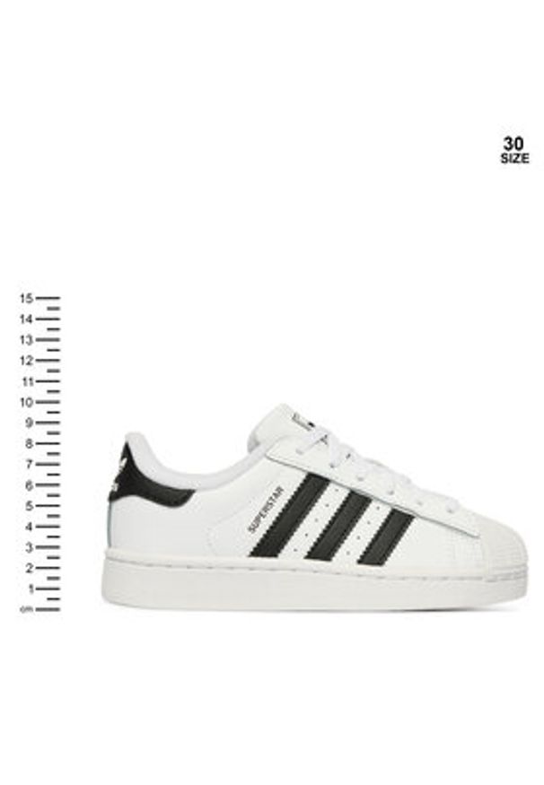 Adidas - adidas Sneakersy Superstar II JH9980 Biały. Kolor: biały. Materiał: skóra. Model: Adidas Superstar