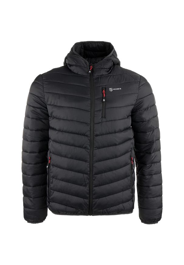 Munkees - Stylowa męska kurtka zimowa McKees Fiordi czarna. Kolor: czarny. Materiał: puch. Sezon: zima. Sport: turystyka piesza
