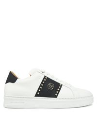 Philipp Plein - PHILIPP PLEIN Sneakersy SAES USC0732 PLE005 Biały. Kolor: biały. Materiał: skóra