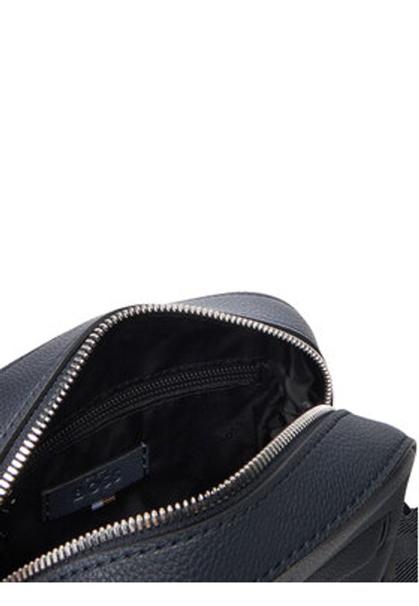 BOSS Saszetka Ray NS 50536475 Granatowy. Kolor: niebieski. Materiał: skóra