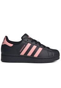 Adidas - Buty młodzieżowe adidas Originals Superstar II JR9862 - czarne. Zapięcie: pasek. Kolor: czarny. Materiał: guma, skóra. Szerokość cholewki: normalna. Wzór: aplikacja. Sezon: lato. Model: Adidas Superstar #1