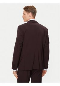 BOSS - Boss Garnitur H-Huge-2Pcs-224 50509485 Czerwony Slim Fit. Kolor: czerwony. Materiał: wełna #8