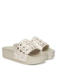 Liu Jo Klapki Mykonos 01 BA6129 EX252 Złoty. Kolor: złoty. Materiał: skóra #5