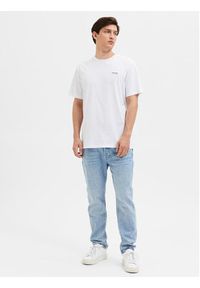 Selected Homme T-Shirt Aspen 16087858 Biały Regular Fit. Kolor: biały. Materiał: bawełna #5