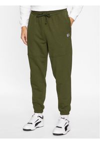 Puma Spodnie dresowe Downtown 621287 Zielony Regular Fit. Kolor: zielony. Materiał: bawełna #1