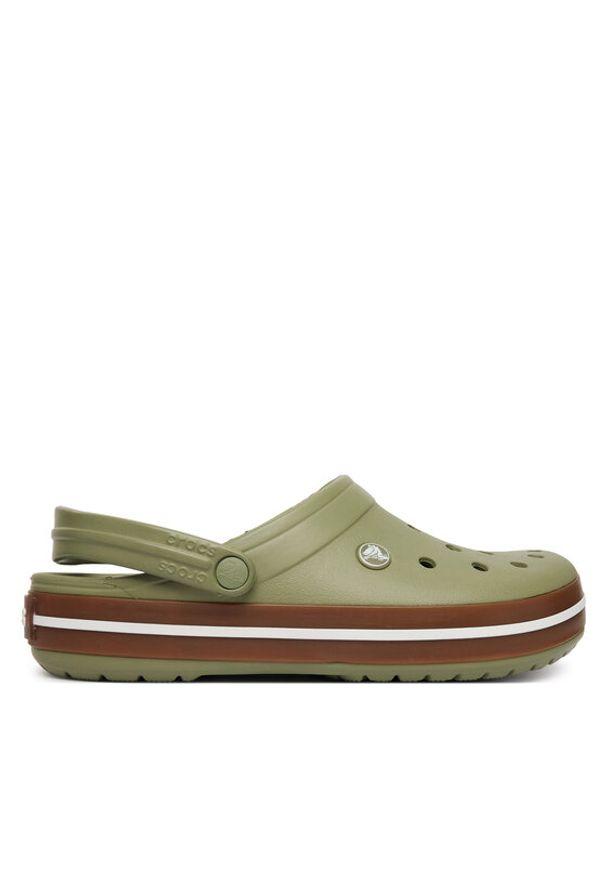 Crocs Klapki Crocband Gum Clog 212756 Zielony. Kolor: zielony. Materiał: guma