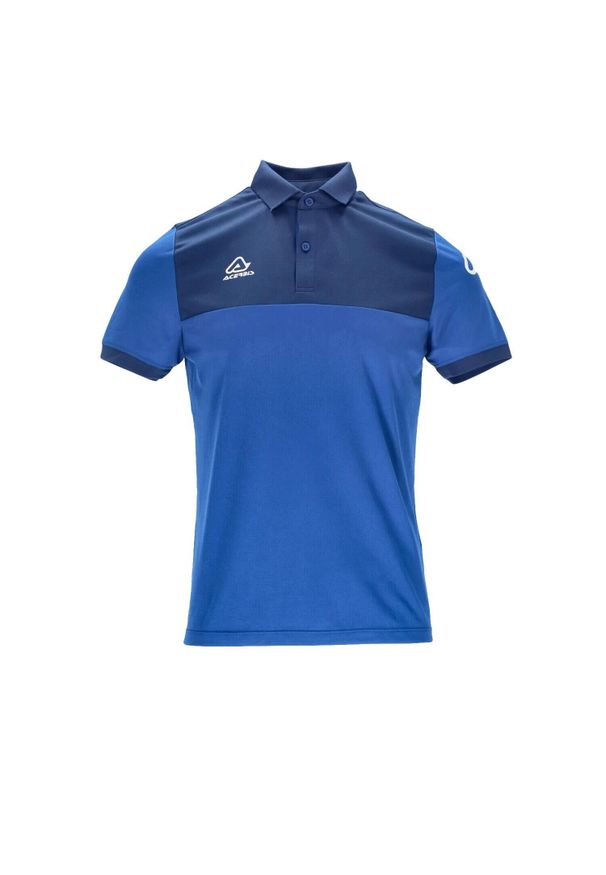 ACERBIS - Polo Acerbis Harpaston. Typ kołnierza: polo. Kolor: niebieski. Styl: elegancki