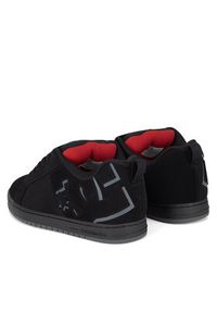 DC Shoes Sneakersy COURT GRAFFIK 300529-BLR Czarny. Kolor: czarny. Materiał: nubuk, skóra #6