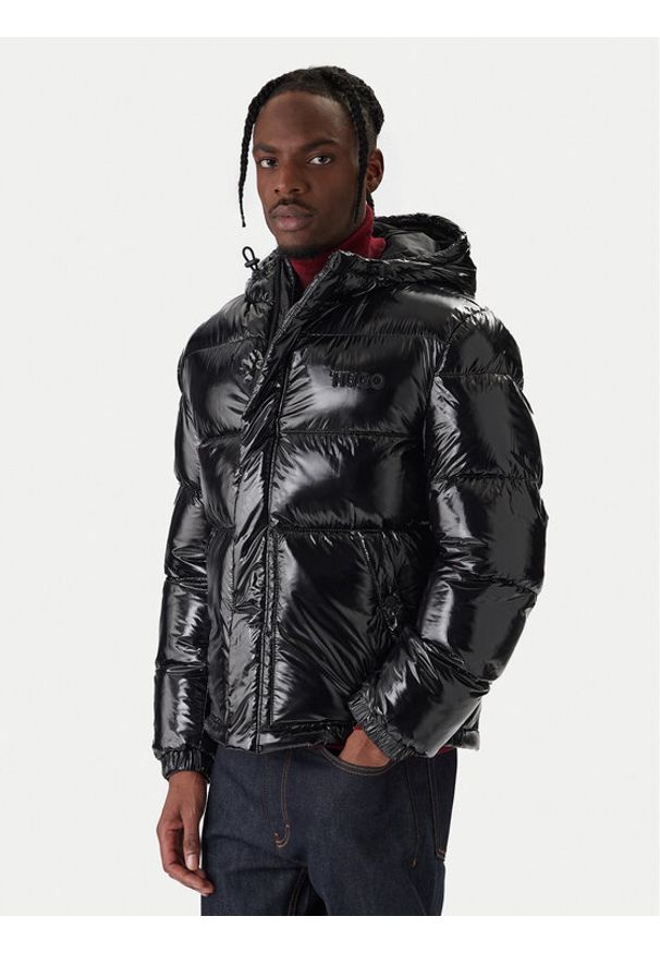 Hugo - HUGO Kurtka zimowa Baro2541 50549355 Czarny Regular Fit. Kolor: czarny. Materiał: syntetyk. Sezon: zima