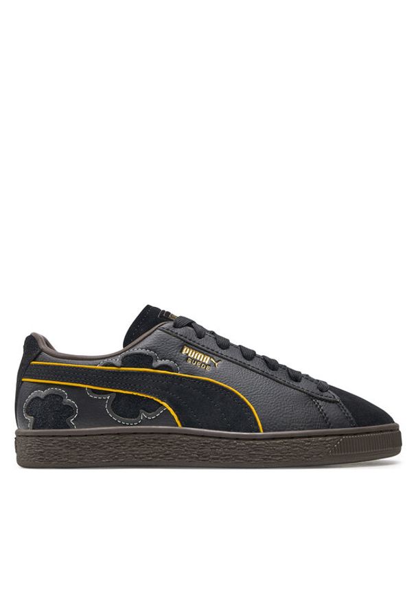 Puma Sneakersy Suede 4 ONE PIECE 396525 01 Czarny. Kolor: czarny. Materiał: zamsz, skóra. Model: Puma Suede