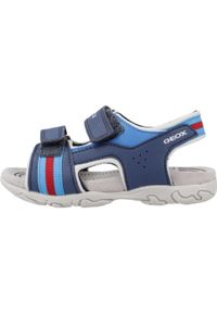 Geox - Sandały GEOX B SANDAL FLAFFEE BOY Niebieski. Kolor: niebieski. Materiał: syntetyk, tkanina. Sezon: lato