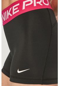 Nike - Szorty. Kolor: różowy. Materiał: poliester, dzianina, elastan. Wzór: nadruk. Styl: sportowy #2