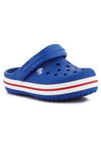 Klapki Crocs Toddler Crocband Clog Jr 207005-4KZ niebieskie. Kolor: niebieski. Materiał: materiał, guma. Sezon: lato