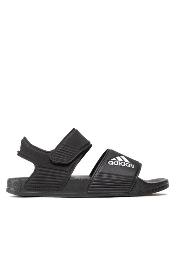 Adidas - adidas Sandały Adilette Sandal K GW0344 Czarny. Kolor: czarny. Materiał: materiał