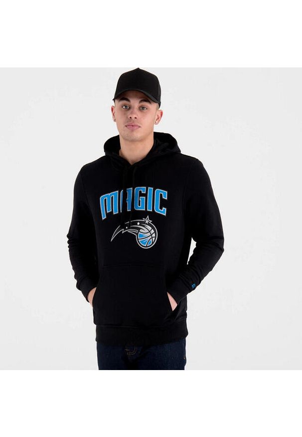 New Era - Bluza z kapturem Orlando Magic NBA. Typ kołnierza: kaptur. Kolor: czarny