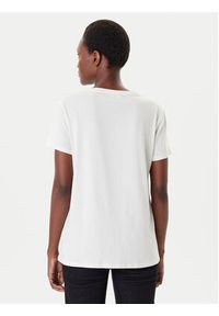 Liu Jo Sport T-Shirt TF5280 JS923 Écru Regular Fit. Materiał: bawełna. Styl: sportowy #3