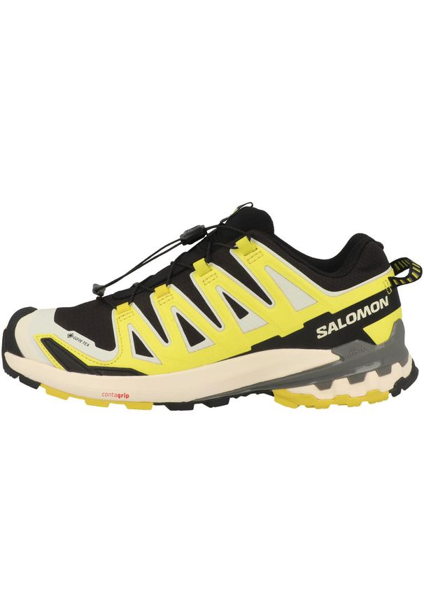 salomon - Buty do biegania męskie Salomon Xa Pro 3d V9 Gtx. Zapięcie: sznurówki. Kolor: biały, czarny, wielokolorowy. Materiał: syntetyk, materiał. Szerokość cholewki: normalna. Technologia: Gore-Tex