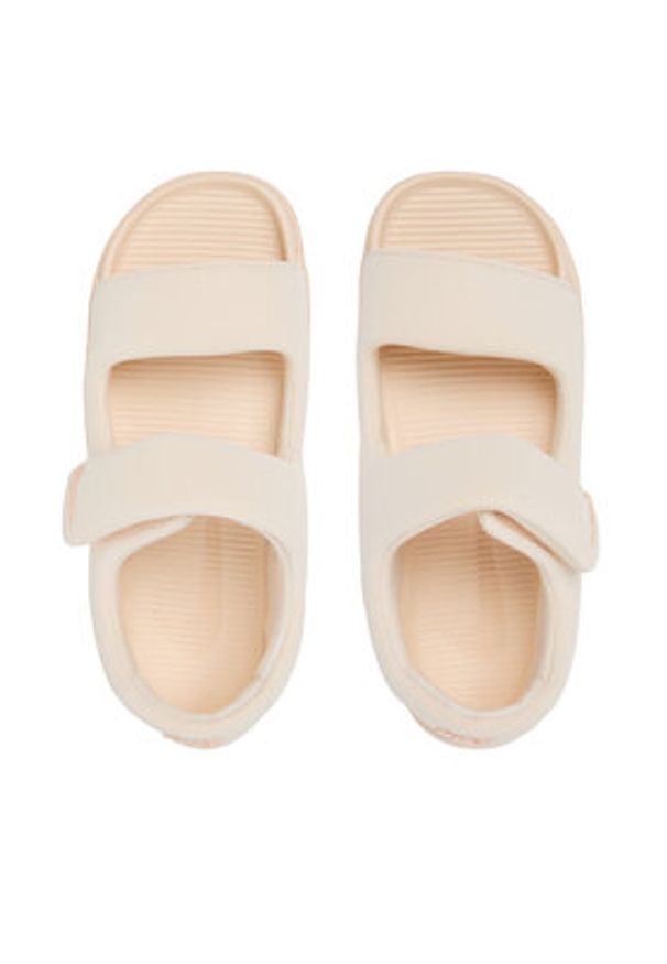 Nike Sandały Calm Sandal FZ3125 800 Écru. Materiał: skóra