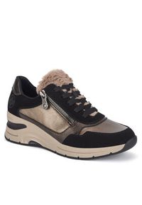 Rieker Półbuty N9301-90 Czarny. Kolor: czarny. Materiał: skóra #4