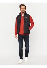 Jack & Jones - Jack&Jones Kamizelka 12238748 Czarny Regular Fit. Kolor: czarny. Materiał: syntetyk