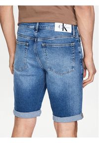 Calvin Klein Jeans Szorty jeansowe J30J322784 Niebieski Slim Fit. Kolor: niebieski. Materiał: jeans, bawełna