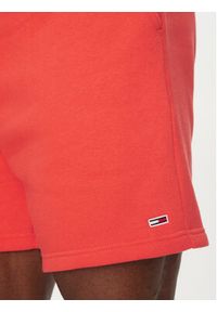 Tommy Jeans Szorty sportowe Flag Beach DM0DM21931 Pomarańczowy Regular Fit. Kolor: pomarańczowy. Materiał: bawełna. Styl: sportowy #5