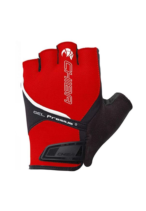CHIBA - Rękawiczki sportowe unisex Chiba Gel Premium. Kolor: czerwony, czarny, wielokolorowy