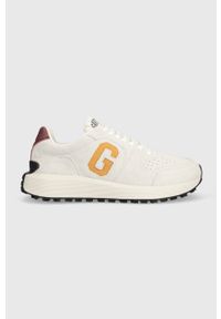 GANT - Gant sneakersy zamszowe Ronder kolor beżowy. Nosek buta: okrągły. Kolor: beżowy. Materiał: zamsz