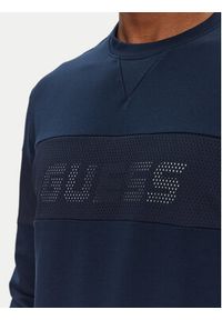 Guess Bluza Z5GQ09 K6ZS1 Granatowy Regular Fit. Kolor: niebieski. Materiał: bawełna #4