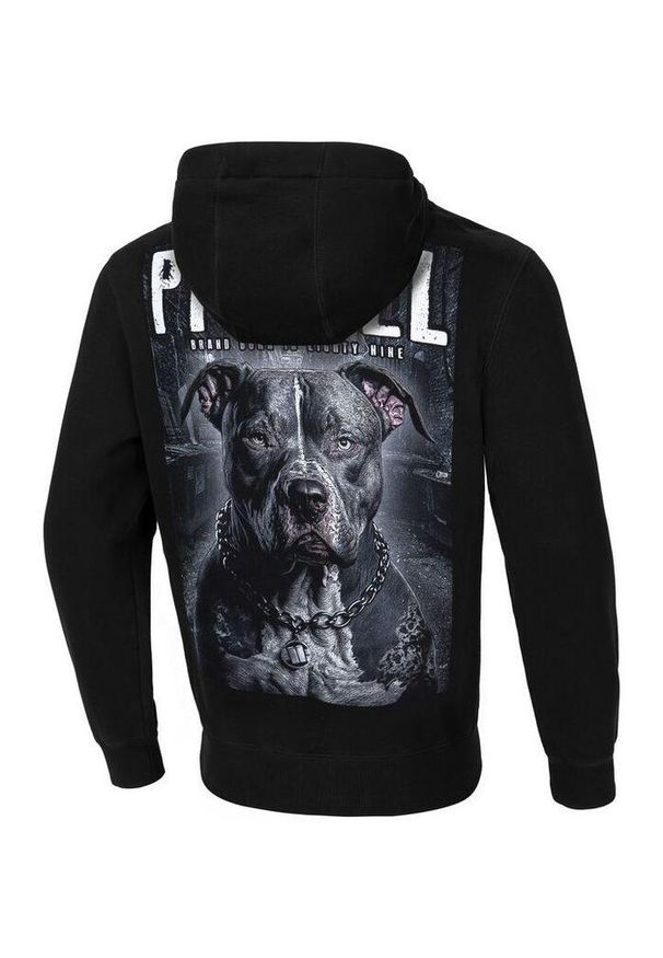 PITBULL - Bluza męska Pitbull z kapturem Street King. Typ kołnierza: kaptur. Kolor: czarny