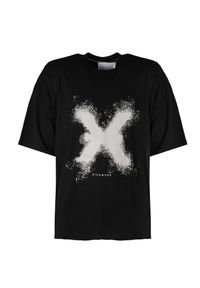 John Richmond T-Shirt | UMA24246TS | Mężczyzna | Czarny. Okazja: na co dzień. Kolor: czarny. Materiał: bawełna. Wzór: nadruk. Styl: casual