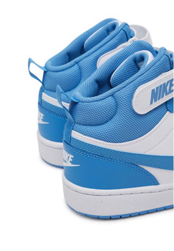 Nike Sneakersy Court Borough Mid 2 (GS) CD7782 Niebieski. Kolor: niebieski. Materiał: skóra. Model: Nike Court