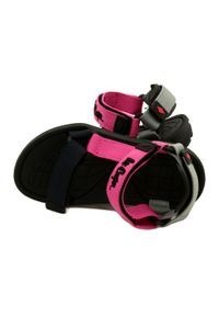Sandały buty dziewczęce wkładka piankowa Lee Cooper LCW-22-34-0951K granatowe różowe szare. Zapięcie: rzepy. Kolor: różowy, szary, wielokolorowy, niebieski. Materiał: kauczuk, materiał. Sezon: lato